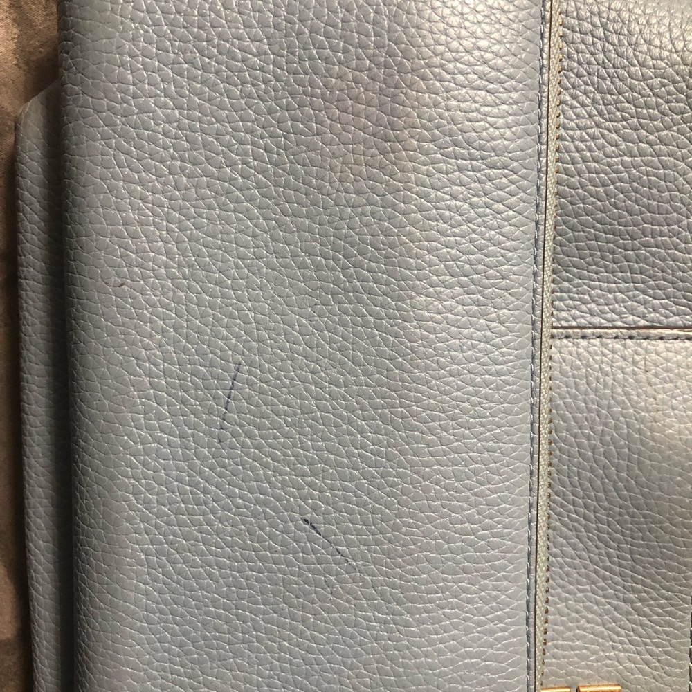 Women bag and wallet  Light blue color set